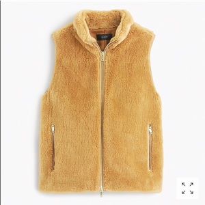 J. Crew Plush Vest